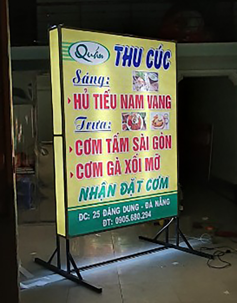 Biển hộp đèn bạt Hiflex