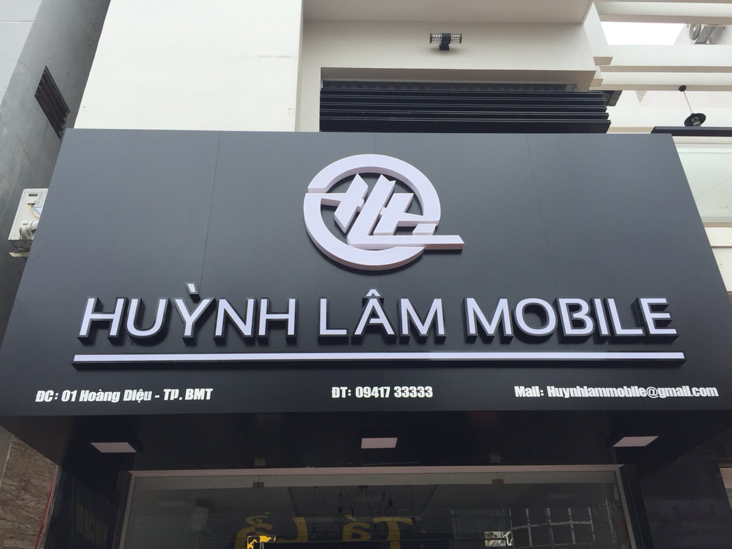 Biển quảng cáo alu chữ nổi