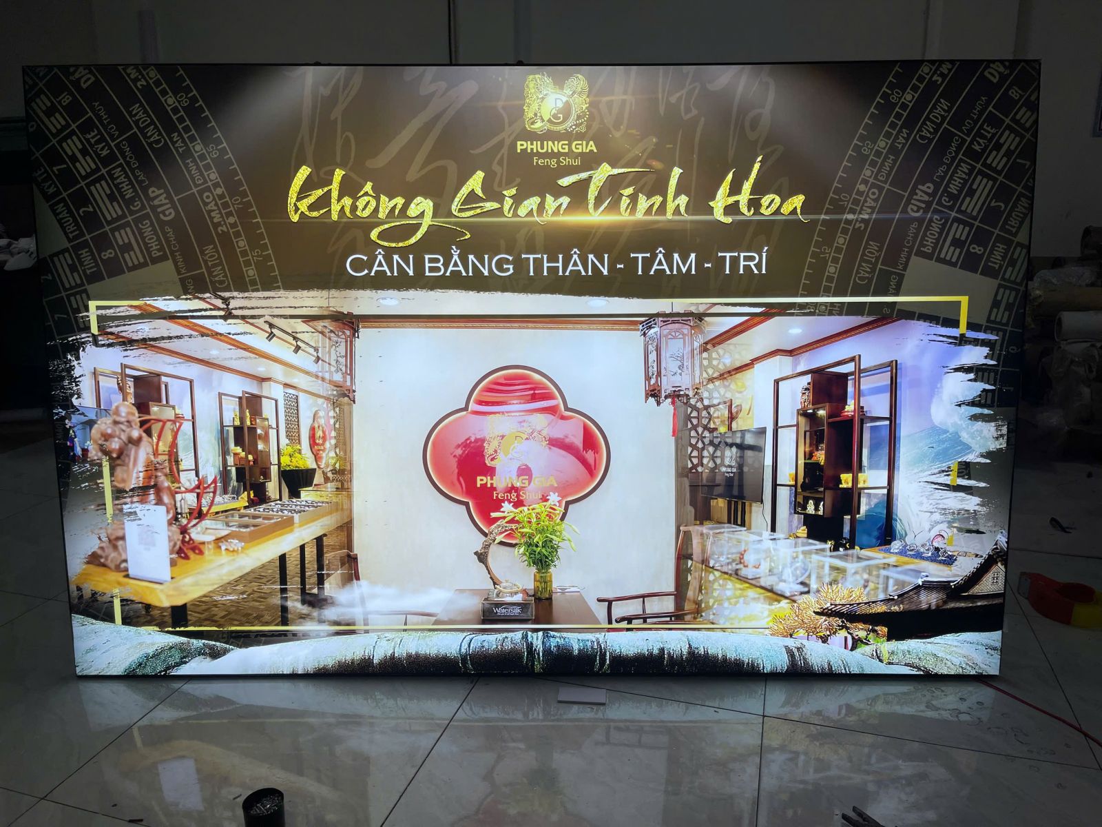 hộp đèn không viền